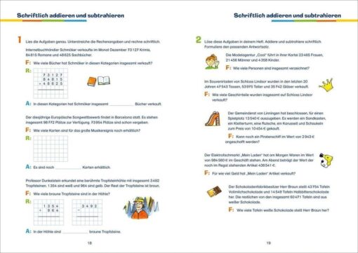 Tessloff Fit für die Schule - Das kann ich  Textaufgaben einfach lösen 4. Klasse11