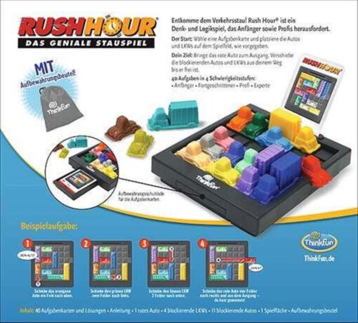 ThinkFun Rush Hour - Das geniale Stauspiel und bekannte Logikspiel1