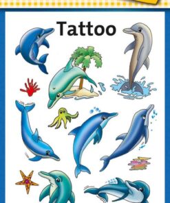 Avery Zweckform Z-Design 56439 Kinder Tattoos, Delfine, 13 Aufkleber.jpg