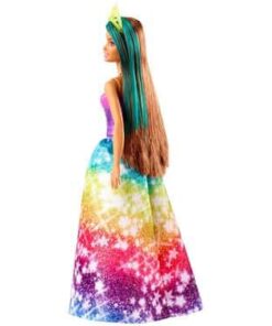 Barbie-Dreamtopia-Prinzessin-Puppe-bruenett-und-tuerkisfarbenes-Haar1