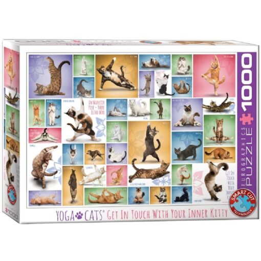 eurographics-puzzle-yoga-katzen-1000-teile0628136609531