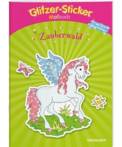 Glitzerzauber-Malbuch Zauberwald