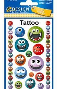 Kinder Tattoos, Monster, 15 Aufkleber.jpg