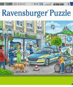 Kinderpuzzle Unterwegs mit Polizeimeisterin Hannah, 2x24 Teile.jpg