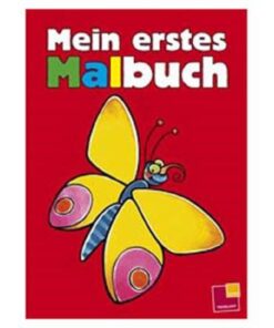 Malbuch Mein erstes Malbuch rot