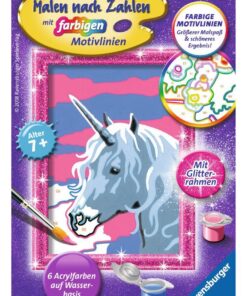 Malen nach Zahlen Einhorn