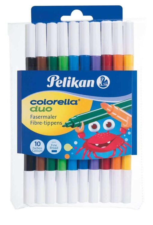 Pelikan Fasermaler Colorella Duo, 10er Etui