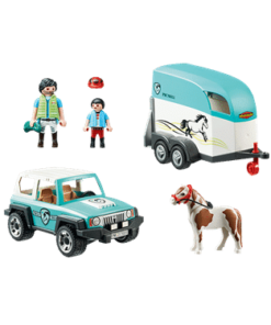 PLAYMOBIL-70511-PKW-mit-Ponyanhaenger1