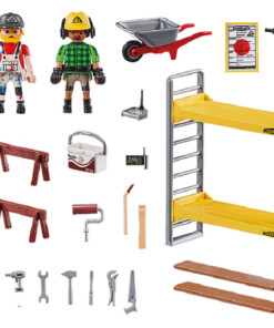 PLAYMOBIL® 70446 City Action Baugerüst mit Handwerkern1