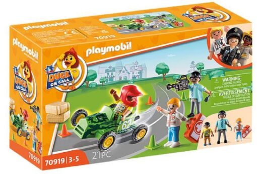 PLAYMOBIL® 70919 DUCK ON CALL - Notarzt Action. Hilf dem Rennfahrer!1