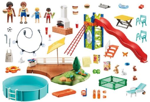 PLAYMOBIL® 70987 City Life - Poolparty mit Rutsche1