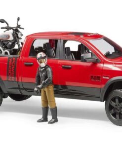 Power Wagon mit Scrambler Ducati Desert Sled und Fahrer1.jpeg