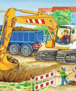 Puzzle Baustelle und Bauernhof 2x12 Teile2