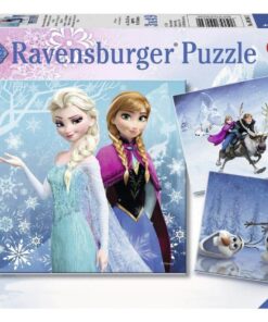 Puzzle Disney Frozen Abenteuer im Winterland, 3 x 49 Teile