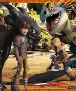 Puzzle Dreamworks Dragons Drachenreiter, 3x49 Teile1.jpeg