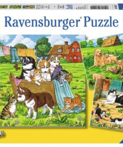 r Puzzle Süße Katzen und Hunde 3x49 Teile.jpg