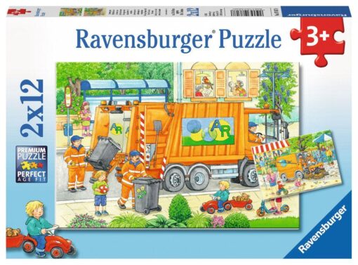 r Puzzle Unterwegs mit Müllabfuhr und Kehrmaschine.jpg