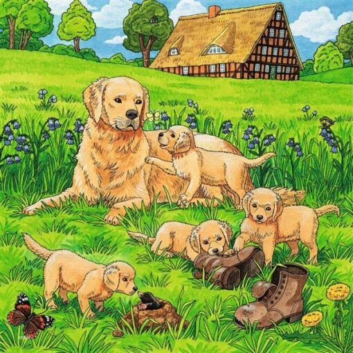 r Puzzle Süße Katzen und Hunde 3x49 Teile1.jpg