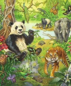 Ravensburger Kinderpuzzle 05180 - Im Urwald - 3x49 Teile2