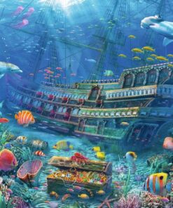 Ravensburger Kinderpuzzle 12944 - Versunkenes Schiff 200 Teile XXL 1