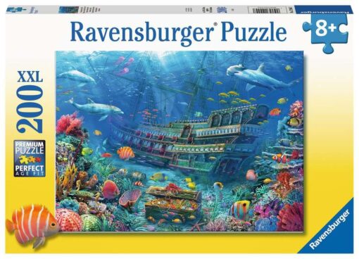 Ravensburger Kinderpuzzle 12944 - Versunkenes Schiff 200 Teile XXL