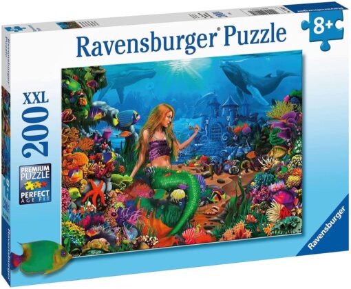 Ravensburger Kinderpuzzle 12987 - Die Meereskönigin 200 Teile XXL