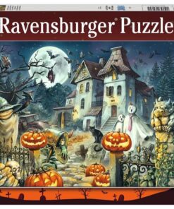 Ravensburger Kinderpuzzle 13264 - Das Halloweenhaus 300 Teile XXL