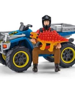 Schleich-41466-Flucht-auf-Quad-vor-Velociraptor1