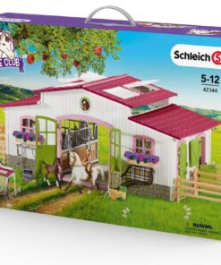 Schleich 42344 Horse Club Reiterhof mit Reiterin und Pferden