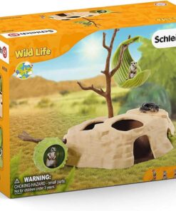 Schleich 42530 Wild Life Erdmännchen Hügel