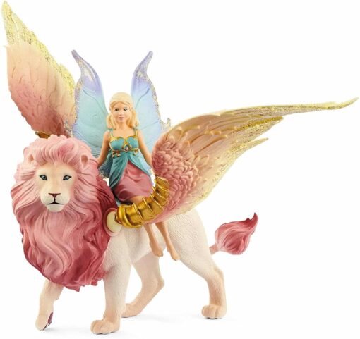 Schleich 70714 bayala® Elfe auf geflügeltem Löwe1