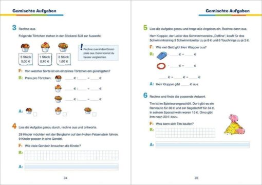 Tessloff Fit für die Schule  Das kann ich! Textaufgaben einfach lösen 2. Klasse1