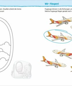 Tessloff WAS IST WAS Kindergarten Malen Rätseln Stickern Wir entdecken den Flughafen3